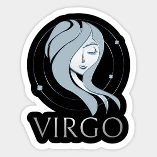 Virgo Zodiac Sign Sticker